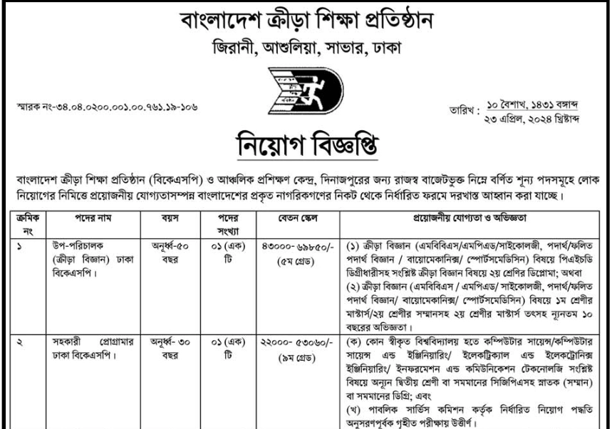 Today Job News BD Get the latest government and private job openings in Bangladesh with today's job circulars.