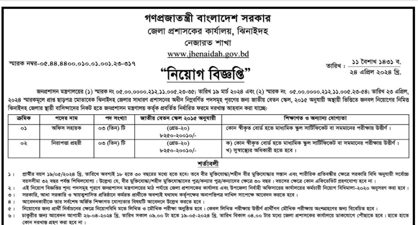 Today Job News BD